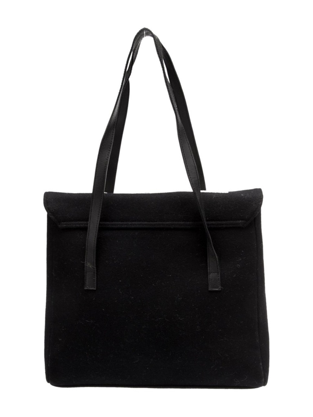 Lulu Guinness Black and White Shopfront Canvas Tote - Picture 4 of 6